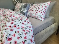 Комплект постільної білизни Мія/сірий мусон, Turkish flannel - фото 8