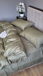 Комплект постільної білизни MULTI stripe RIPE OLIVE - фото 11