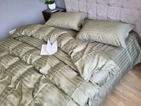 Комплект постільної білизни MULTI stripe RIPE OLIVE - фото 5