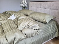 Комплект постільної білизни MULTI stripe RIPE OLIVE - фото 8