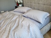 Комплект постільної білизни MULTI stripe SILVER - фото 17