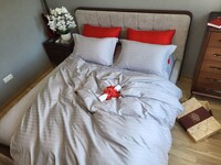 Комплект постільної білизни MULTI stripe SILVER - фото 9