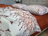Комплект постельного белья Мираж терракот, cotton
