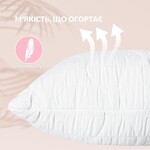 Набор CloudDream евро одеяло 200 x 220 см и 2 шт подушки 50 x 70 см, искусственный пух, белый, ТМ IDEIA - фото 3