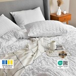 Набор CloudDream евро одеяло 200 x 220 см и 2 шт подушки 50 x 70 см, искусственный пух, белый, ТМ IDEIA - фото 7