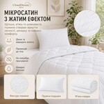 Набір CloudDream полуторна ковдра 140 x 210 см і подушка 50 x 70 см, штучний пух, білий, ТМ IDEIA - фото 4