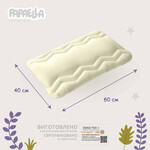 Набор детское одеяло 100 x 135 см и подушка 40 x 60 см в кроватку,  зигзагмолоко, Comfort ТM PAPAELLA