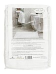 Набор белых отельных полотенец 3 шт. 50 x 90 см., 70 x 140 см., коврик 50 x 70 см., Gursan Hotel, Турция - фото 5