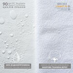 Наволочка непромокающая набор 10 шт 50 x 70 см на молнии дышащая Аква Стоп, белая, ТМ IDEIA - фото 3