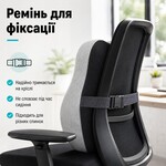 Набор офисных ортопедических подушек IDEIA, для спины 44 x 38 x 12 см  для сидения 43 x 38 x 10 см, с эффектом памяти - фото 6
