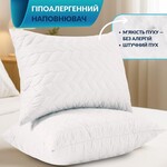 Набір подушок Breeze 50 x 70 2 шт штучний пух, стьобаний чохол на блискавці, ТМ IDEIA - фото 6