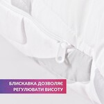 Набір подушок 2 шт Elegantly IDEIA 50 x 70 см з блискавкою, аналог лебяжого пуху, штучний пух, м’яка - фото 10