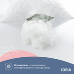 Набір подушок Nordic Comfort 50 x 70 см. - 2 шт., білі з блискавкою, антиалергенне волокно  подарунок 200 г. наповнювача - фото 5