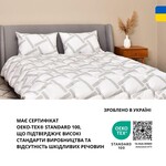 Набір полуторна ковдра 140 x 210 см та подушка 50 x 70 см, штучний лебединий пух, Elegantly ТМ IDEIA - фото 9