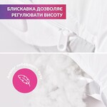 Набір полуторна ковдра 140 x 210 см та подушка 50 x 70 см, штучний лебединий пух, Elegantly ТМ IDEIA - фото 12