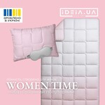 Набор WomenTime полуторное одеяло 140 x 210 и подушка 50 x 70 см  маска для сна, искусственный пух, в коробке, ТМ IDEIA - фото 6