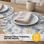 Набір серветок 2 шт. з оборкою IDEIA, 30 см, бавовна, для дому, кафе, для сервірування столу джинс - фото 11