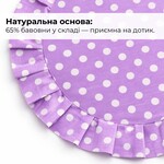 Набір серветок 2 шт. з оборкою IDEIA, 30 см, бавовна, для дому, кафе, для сервірування столу лаванда - фото 2