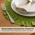 Набір серветок 2 шт. з оборкою IDEIA, 30 см, бавовна, для дому, кафе, для сервірування столу салат - фото 5