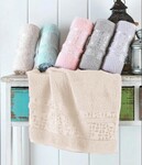 Набір з 2-х махрових рушників обличчя і баня VIP COTTON ECE, шампань - фото 7
