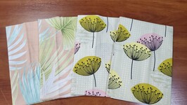 Набор наволочек 4 шт 50x70 см, микс 410 4 дизайна, 100 хлопок
