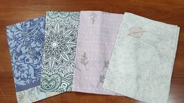Набір наволочок 4 шт 50x70 см, мікс 207 4 дизайна, 100 бавовна