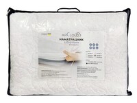 Наматрацник ArCloud з бортами 90x200 см холлофайбер бавовна білий - фото 5