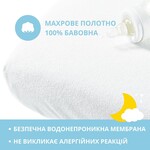 Наматрацник 2 шт водовідштовхуючий дитячий в ліжечко з бортом та гумками 60 x 120 x 15 см - фото 5