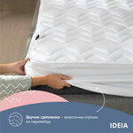 Наматрацник NORDIC COMFORT 120 x 200 x 35 см TM IDEIA пл 150 г/м2, натяжний з бортом по периметру - фото 7