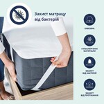 Наматрацник готельний Аква Стоп IDEIA, 200x200 см євро, з гумками по кутах, непромокальний - фото 2
