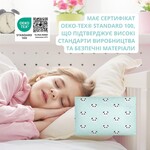 Наволочка на подушку 40x60 см бавовна TM PAPAELLA бязь ранфорс панда м’ята - фото 6