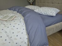 Комплект постільної білизни Turkish Cotton Ностальгія, лавандовий - фото 16