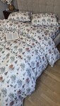 Комплект постільної білизни Новорічна Ніч Turkish Flannel 5D білий з будиночками - фото 4