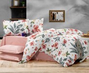 Комплект постельного белья Оазис корал., cotton