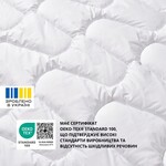 Ковдра 140x210 см IDEIA всесезонна, штучний пух 370 г/м2, антиалергенна, мікрофібра - фото 7
