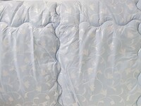 Ковдра Лебединий пух, 140 x 205 см, полуторна, штучний лебединий пух 370 гм2, ТМ Лелека Текстиль - фото 2