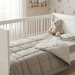 Одеяло детское Woolly PAPAELLA, 100x135 см, шерстяное, зимнее, светло-серое, в кроватку