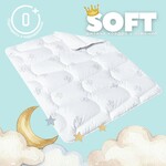 Одеяло детское Soft PAPAELLA, 100 x 135 см, в кроватку, искусственный пух, антиаллергенное, супер мягкое, теплое, принт - фото 3