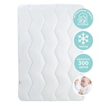 Ковдра дитяча 100 x 135 см у ліжечко, зигзаг біла, Comfort ТM PAPAELLA