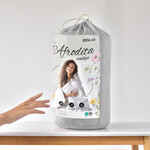 Одеяло летнее Afrodita полуторное 155 x 210 см, искусственный пух, легкое, ТМ IDEIA - фото 4