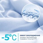 Одеяло летнее охлаждающее IDEIA, евро, 200x220 см, легкое, дышащее, для жарких ночей и ночной потливости - фото 17