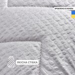 Одеяло NORDIC COMFORT всесезонное полуторное 140 x 210 см, серый перламутр ТМ IDEIA   - фото 6