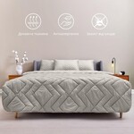 Ковдра NORDIC COMFORT всесезонна ТМ IDEIA 200 x 220 см сірий перламутровий - фото 3