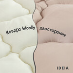 Одеяло зимнее шерстяное Woolly 155 x 210 см, овечья шерсть, теплое, ТМ IDEIA - фото 4