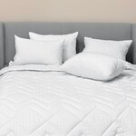 Одеяло всесезонное Antistatic Sleep, 140 x 210 см, полуторное, антистатическая ткань, гипоаллергенное, ТМ  IDEIA - фото 21