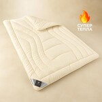 Шерстяное зимнее одеяло Wool Premium, 200 x 220 см, евро, шерсть 400 гр/м2, TM IDEIA - фото 10
