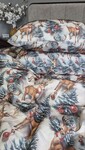 Комплект постільної білизни Олені NEW Turkish Flannel 5D зимовий принт - фото 15
