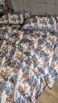 Комплект постільної білизни Олені NEW Turkish Flannel 5D зимовий принт - фото 6
