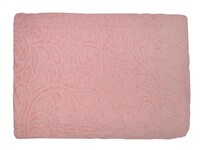 Простирадло махрове Parisa 400 полуторне 150 x 200 см., J-079 - N04 персикове, ТМ Parisa Home Узбекистан