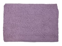 Простирадло махрове Parisa 400 полуторне 150 x 200 см., J-079 - N05 сливове, ТМ Parisa Home Узбекистан